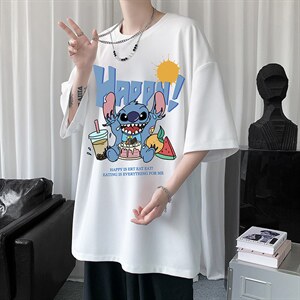 HT73077-P22 华夫格t恤男短袖男大码五分袖  短句风图片