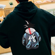 秋季宽松版休闲男学生套头卫衣连帽外套上衣W01-----特价P20，男装衬衫，星座102C-1(原星座100)