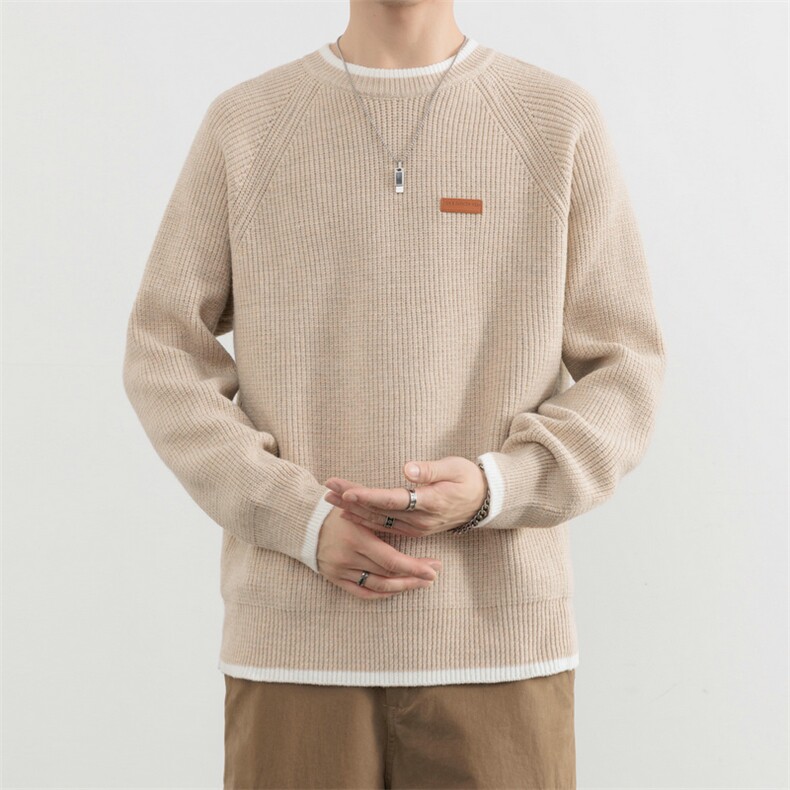 毛衣男秋冬高品质男士休闲圆领针织衫毛衣打底衫-8256-P46,男装针织衫/毛衣,星座310B-3