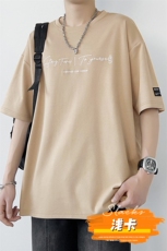 冰氧仿短袖港风白墙夏季T恤休闲百搭字母印花男上衣TC3152-P22，男装T恤，星座717