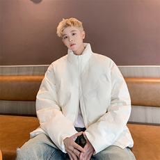 3D立体压花羽绒服男潮流帅气保暖加厚男士外套225-2-Y205-P255，男装羽绒服，星座225-2