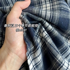 复古格子衬衫男春季新款美式长袖上衣cleanfit薄外套LJ8211-P35，男装衬衫，星座1008