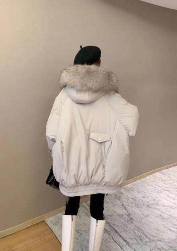 烟雨美人新款大毛领羽绒服，女装羽绒服，烟雨美人