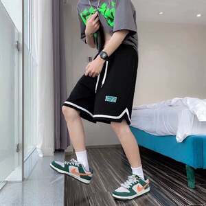 运动休闲短裤男女夏季新款设计感宽松百搭潮流五分裤子DK125-p25图片