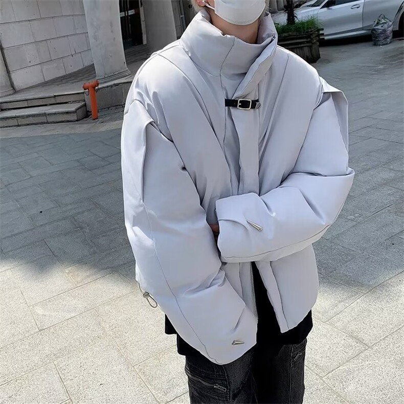 美式高街棉衣男韩版潮流保暖冬季2024新款ins宽松外套MF063-P103,男装棉衣,星座412-3
