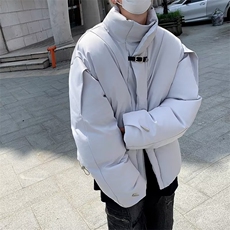 美式高街棉衣男韩版潮流保暖冬季2024新款ins宽松外套MF063-P103，男装棉衣，星座412-3