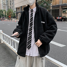 大码M-3XL羊羔绒外套男冬季加厚潮牌ins2021新款服W2266-P47，男装棉衣，星座512-4
