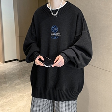 半高领毛衣男士大码针织衫男毛线衣男M18274-P45加绒款-P65，男装针织衫/毛衣，电商A040