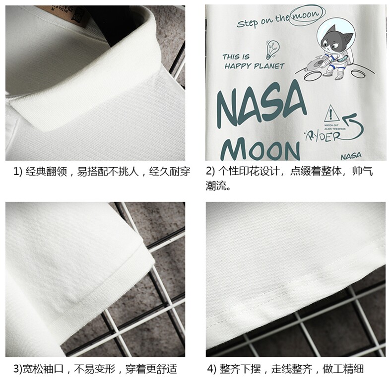 PL57187-P35翻领短袖polo衫男大码胖子半袖t恤男有领保罗衫网格,男装Polo衫,电商A040A