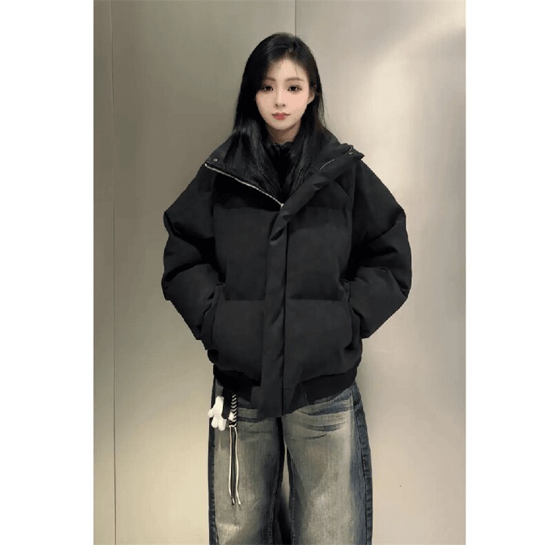 直播现货原版高品质冬季美式帆布皮棉服立体纹理加厚棉衣外套，男装棉衣，电商A443