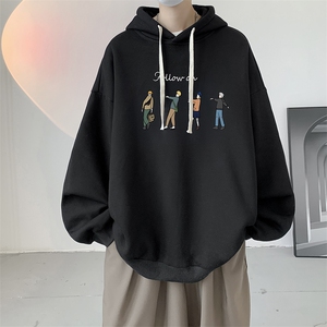 连帽卫衣男大码运动服帽衫外套WY2043-P35 加绒款P40图片