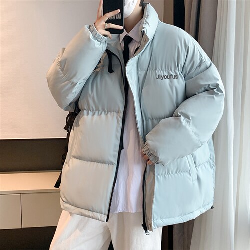 现货冬季加厚连帽外套2023年棉衣男冬装休闲面包棉服  W2387-P75图片