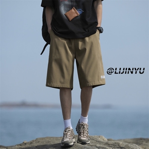 垂顺柔软宽松男士透气夏季冰丝清爽美式五分裤 DK560-特批-18控39图片