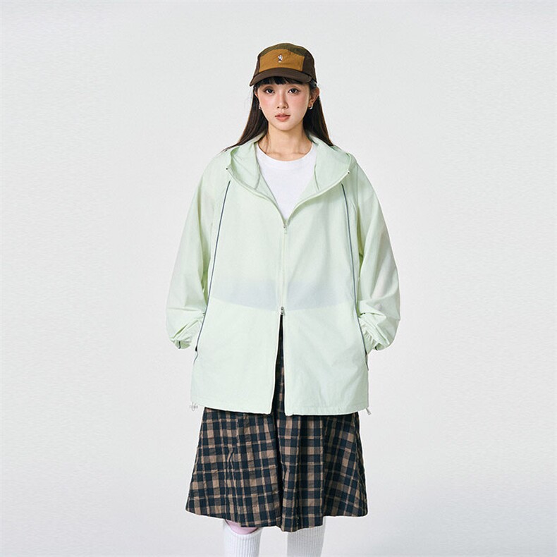 UPF50+有报告 凉感轻薄透气宽松大码潮流防晒服 DQC657-P48图片