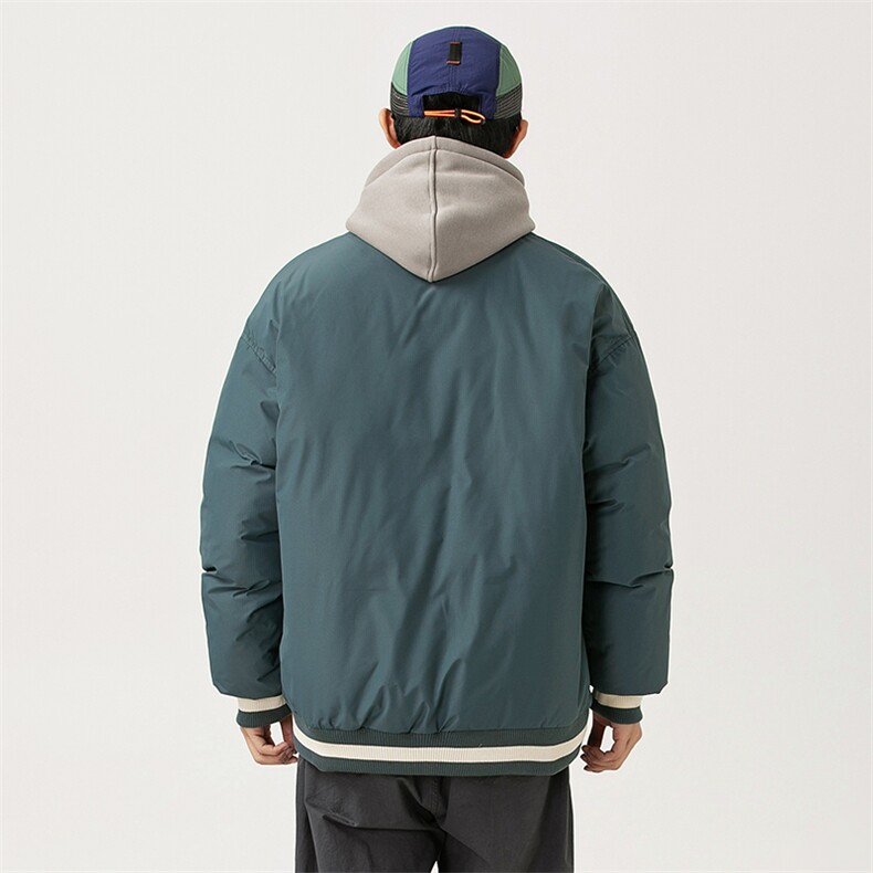 2026冬季新款男日系潮牌纯色刺绣白鸭绒羽绒服加厚外套YR38-F219,男装羽绒服,电商A101（原外27）