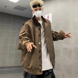 工装夹克外套高级感春秋新款宽松百搭设计感小众休闲上衣潮图片