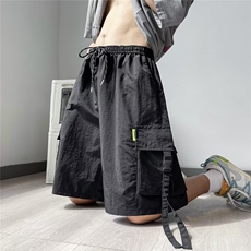 休闲短裤男韩版潮流大口袋痞子帅2023夏季新款ins五分裤K4237-P33，男装休闲裤，星座412-3