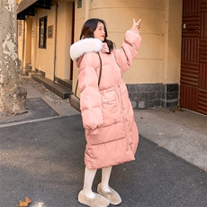 新款冬装中长款羽绒棉服M567,，女装棉衣/棉服，金十上