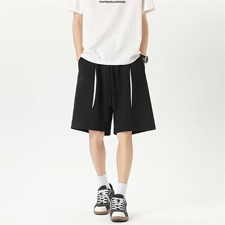 2025新款短裤男夏季休闲运动中裤男生宽松五分裤日系K6367-P35图片