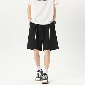 2025新款短裤男夏季休闲运动中裤男生宽松五分裤日系K6367-P35图片