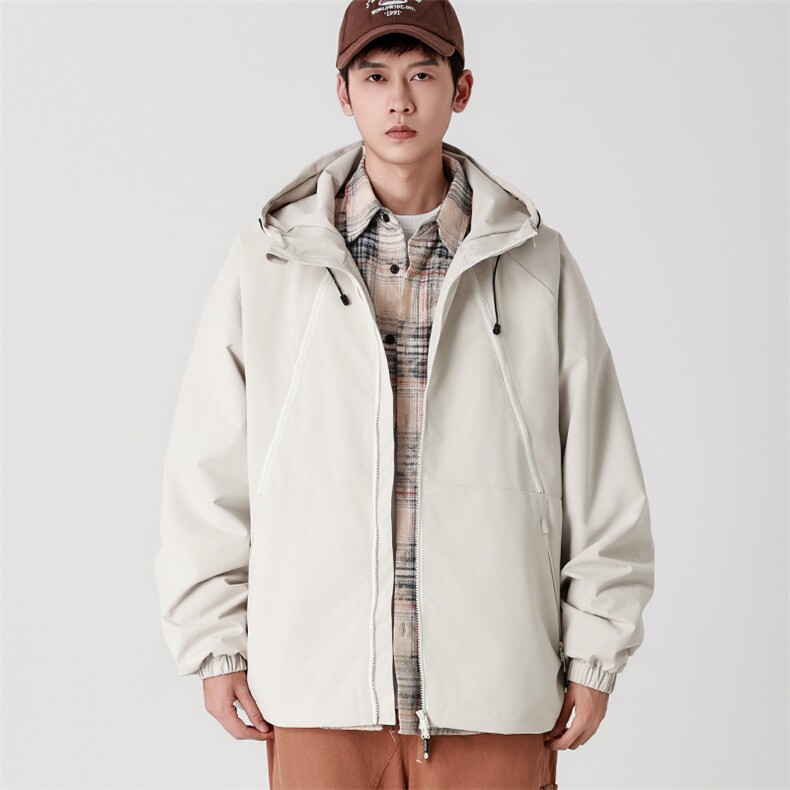 Cityboy情侣时尚连帽冲锋衣外套夹克团体班服,男装夹克,星座301D-5(原星座1415）