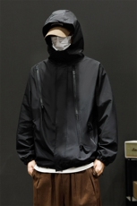 日系冲锋衣外套男高街上衣原宿风户外宽松夹克F8008-特价P37，男装夹克，电商A007