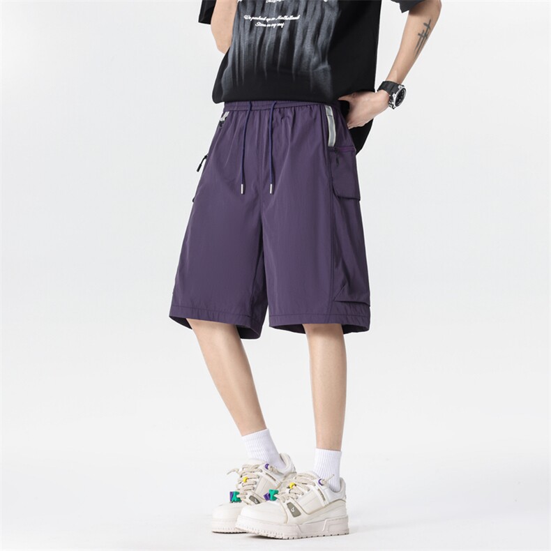 现货 夏季工装短裤男ins潮牌休闲百搭潮流痞帅五分裤D02522-P40图片