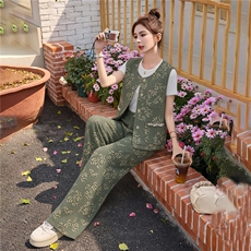 2026年夏季女两件套，女装套装/套裙，浪花E族（衣布洛）
