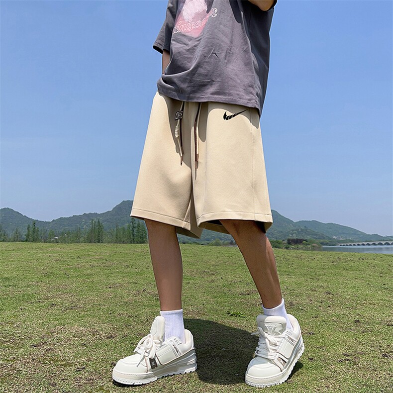 菠萝格得物直播抖音品质男运动五分中裤休闲短裤K064P30控48图片