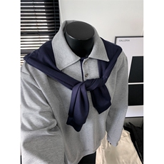 高质量重磅卫衣外套带披肩WY0112-P70，女装短外套，星座308B-2