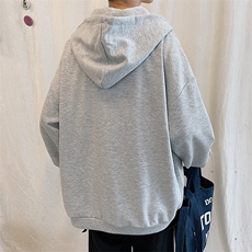 KS21165-P38加绒P43连帽开衫卫衣男运动外套大码班服，男装卫衣，电商A040