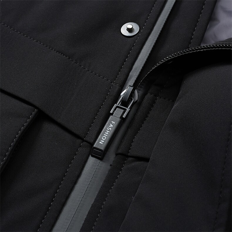 羽绒服中长款中青年男士冬季新款连帽内胆可卸休闲MSNA20659-P400,男装羽绒服,电商B212（原钱塘6029）