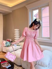 布连衣裙，女装连衣裙，安玖拉