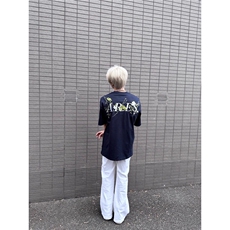 网图复古花卉刺绣短袖T恤男女宽松休闲百搭圆领半袖上衣T25-P40，男装T恤，星座1001-1