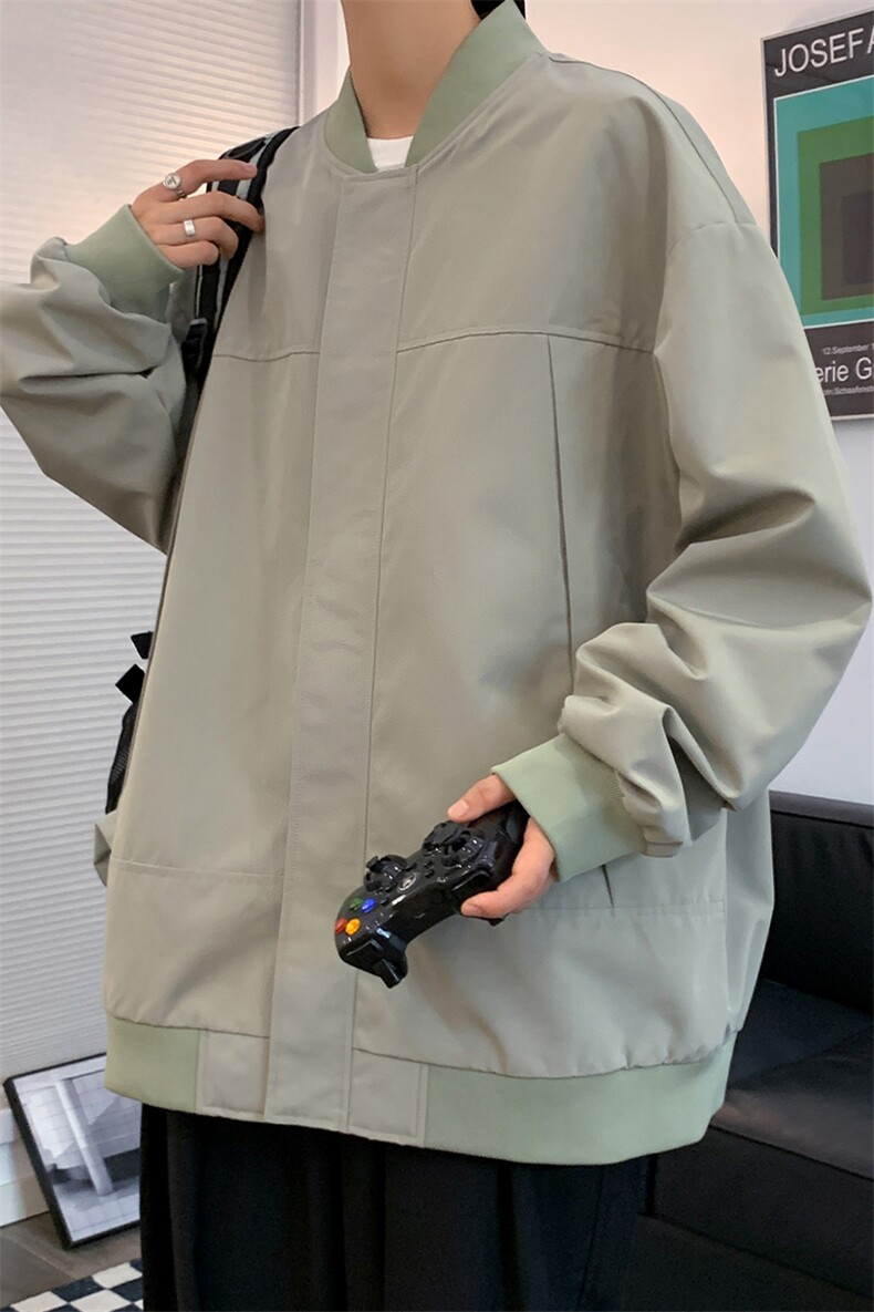 新款飞行夹克男美式复古棒球服外套高街潮牌CYJK9269P-75控价109,男装夹克,电商A128