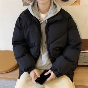立领棉衣男冬季2024潮流宽松棉袄ins潮牌面包服学生棉服外套MC301图片