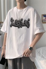 高品质~220G###夏季新款短袖T恤港风大码T106-P25控39，男装T恤，电商A161-2