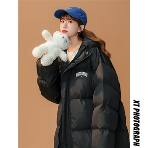 中性风新款冬季时尚百搭情侣潮流长款羽绒服外套YR151P285控358图片
