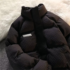 潮高街oversize服男女冬季加厚高级感情侣衣外套W6232-P88，男装棉衣，星座512-3