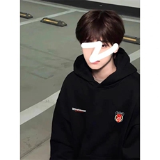 抖音得物二开现货供应春装重磅美式高街宽松连帽卫衣DL3001，男装卫衣，电商A486-1