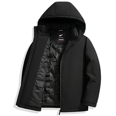 新标有男士冬季可脱卸帽羽绒服防风保暖外套62388-P130，男装羽绒服，星座1409-3