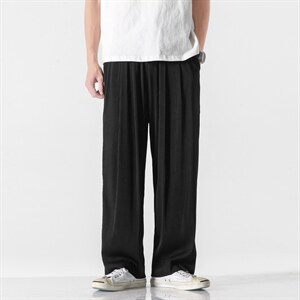 夏季日系哈伦裤男女宽松休闲裤港风直筒褶皱显瘦阔腿裤K141/P60，男装休闲裤，电商A221A