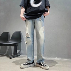 2023年新款男直筒休闲高质量牛仔裤NK01P40，男装牛仔裤，星座1116-2
