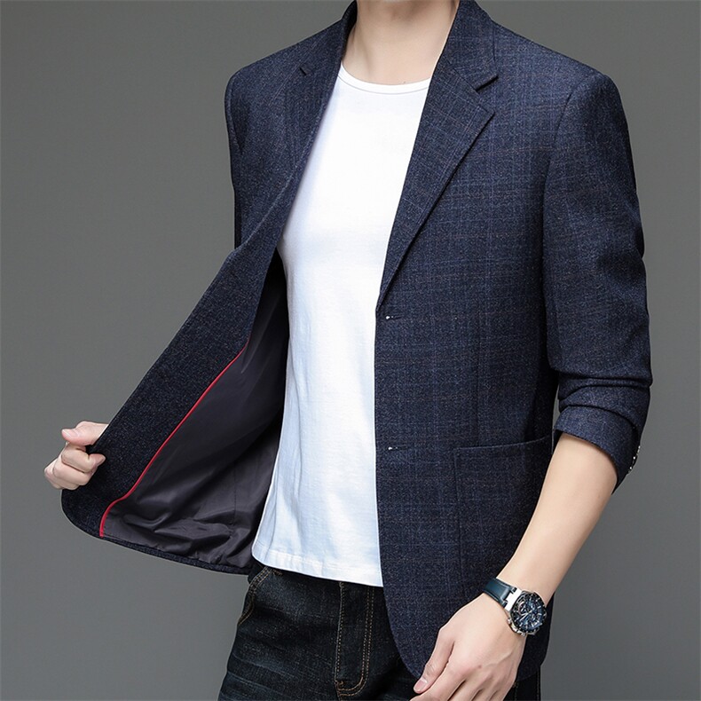 春季新款男士新款西服保暖青年商务休闲大衣外套西装,男装西服,电商B360