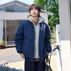 !潮流冬季连帽拉链加绒加厚棉衣情侣撞色棉服外套MY5567-P78，男装棉衣，星座610B-1