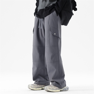 SJ-311B-1-DK3336-P40控79 新款潮流阔腿休闲裤宽松直筒长裤图片
