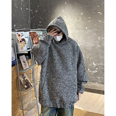 新款小香风连帽卫衣男秋冬重磅宽松套头长袖上衣RA288-P45加绒56，男装卫衣，星座1008