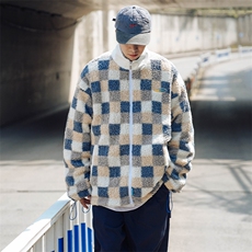 2024冬新款日系外景羊羔毛加厚立领棉衣棉服YG01-P115控145，男装棉衣，星座914-3