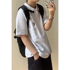 夏季新款高端简约男短袖T恤美式休闲宽松痞帅半袖上衣TX1102，男装T恤，星座208-5