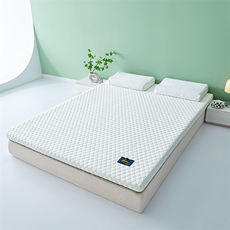 2023新款A类针织拆洗水洗乳胶记忆海绵护脊床垫，床单，一起卖家纺